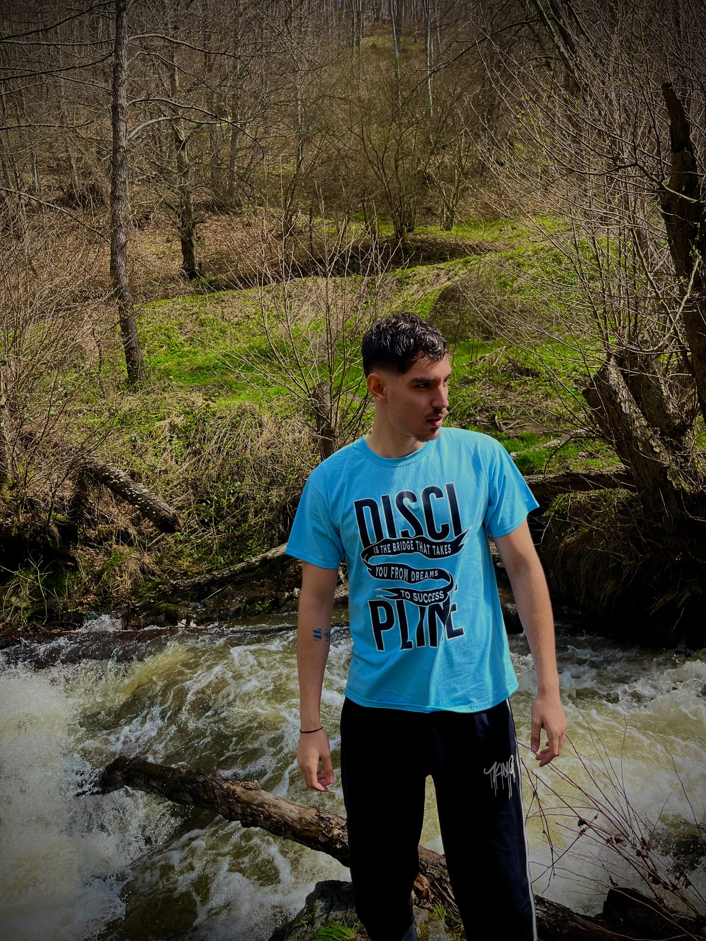 Тениска Discipline Sky blue