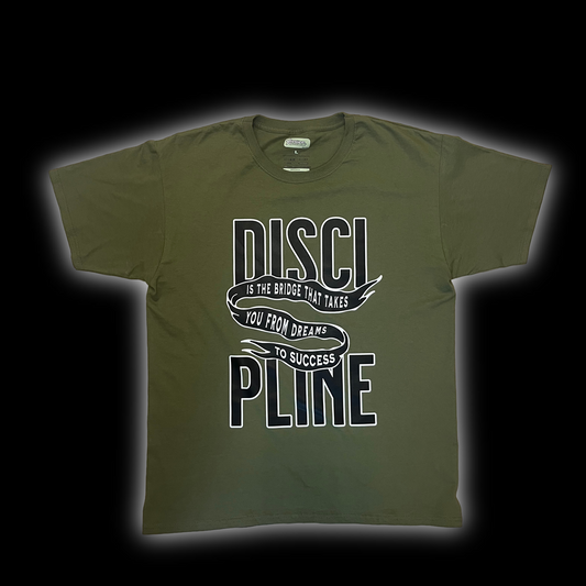 Тениска Discipline Army green